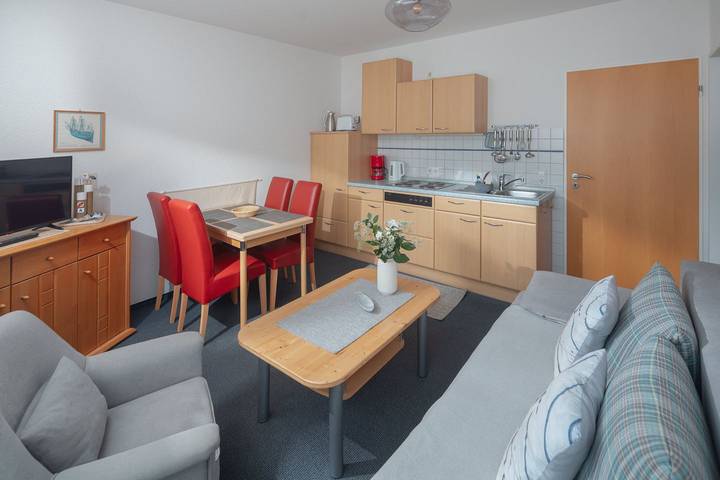 Ferienwohnung für 3 Personen, mit Balkon auf Norderney