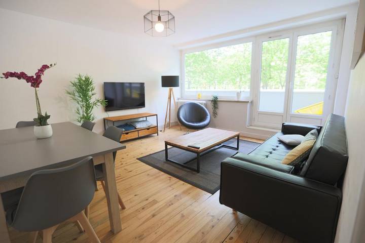 Appartement de vacances pour 6 personnes, avec balcon