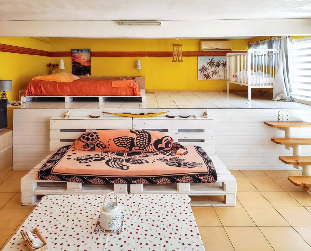 Entire studio, Cozy studio in Vieux Habitants 50 m² with sea view in Vieux-Habitants, Guadeloupe (Caribbean)
