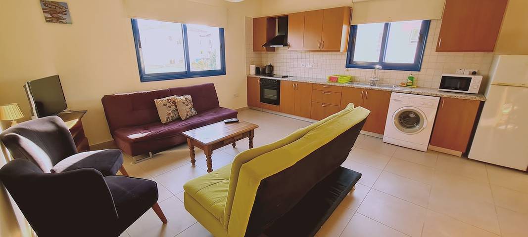 Ferieleilighet for 4 personer, med balkong på Kypros