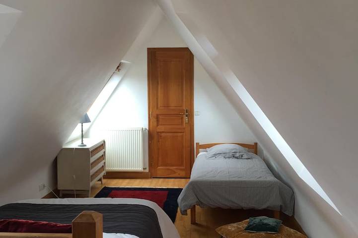 Breton farmhouse quiet, between sea and river in Beg-Léguer, Lannion