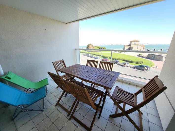 Ferienwohnung für 4 Personen, mit Meerblick und Terrasse