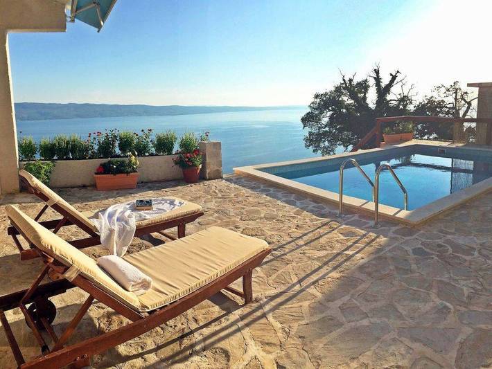 Ferienhaus mit Meerblick für 6 Personen, mit Terrasse in Split-Dalmatien