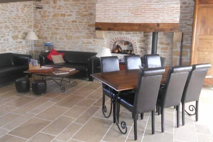Gîte pour 7 personnes, avec Jardin