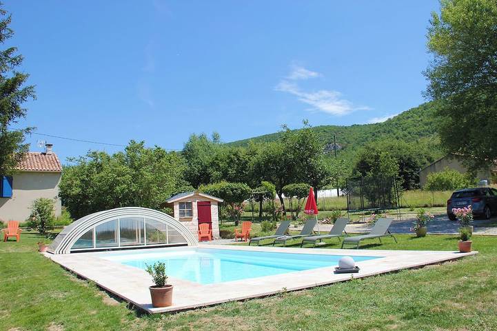 Maison de vacances pour 6 personnes, avec jardin ainsi que piscine et terrasse, animaux acceptés - 1