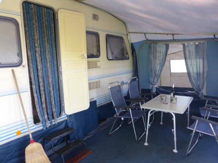 Camping Le Plo - Caravane 3 personnes - Caravane (lits faits à l'arrivée, sans supplément) in Le Bez, Région de Castres