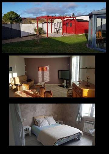 Gîte pour 5 personnes, avec jardin et vue dans Aÿ-Champagne