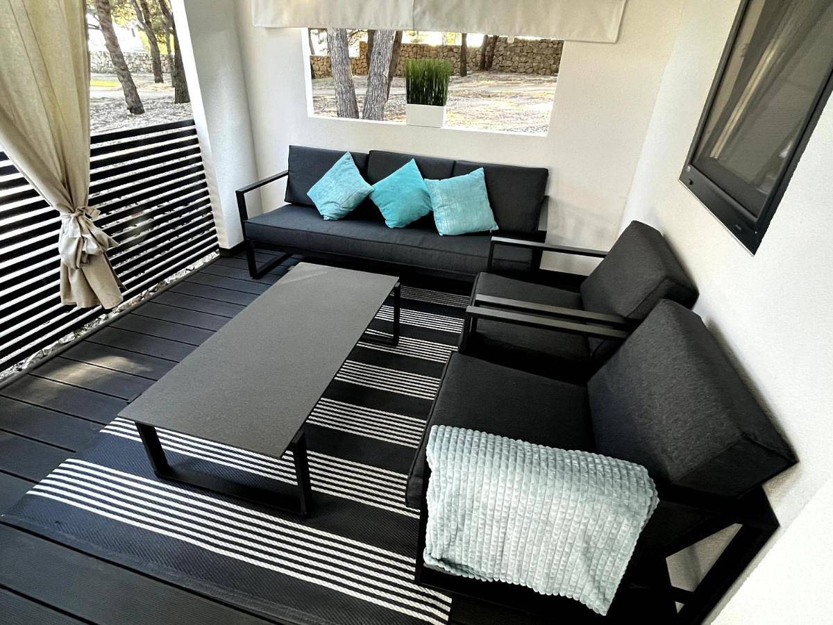 Luxury mobile home "Pretty Green" - Oaza Mira Resort - 50 m from the beach in Drage (Pakoštane), Zadar