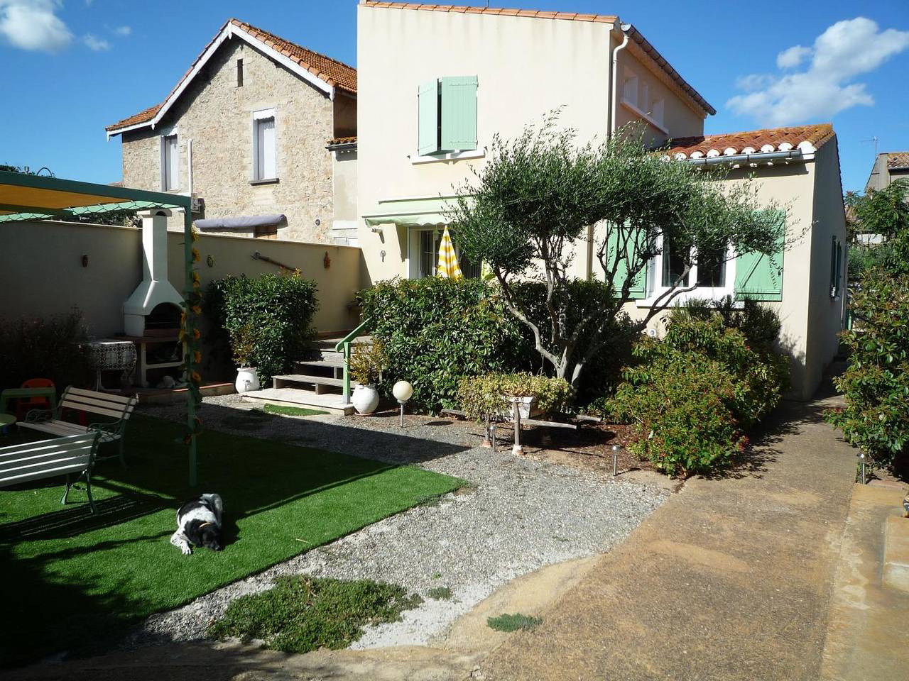 Le jardin Ombragé in Rieux-Minervois, Carcassonne und Umgebung