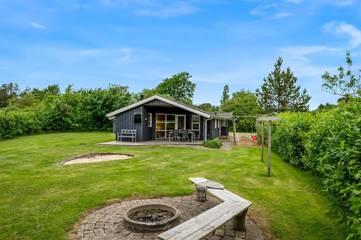 Ferienhaus für 6 Personen, mit Terrasse und Sauna, mit Haustier in Skaven Strand