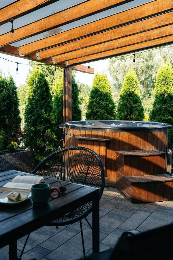 Apartament wakacyjny dla 8 osób, z Taras i Jacuzzi oraz Ogród i Sauna w Zamość