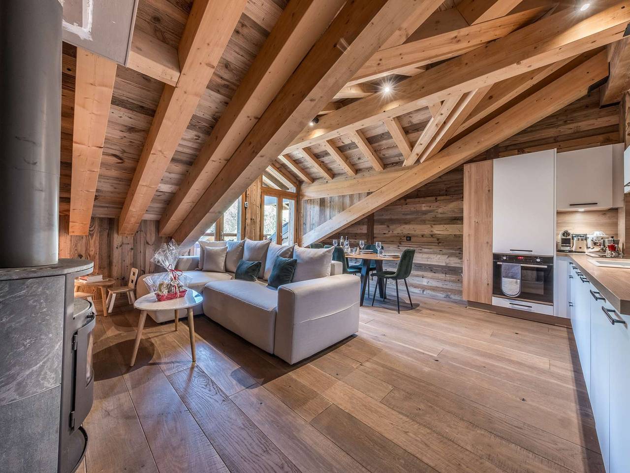 Ganze Wohnung, Duplex Ski in/out 5 Pers, 2 Zi, 3 Bäder, Balkon, Wifi - Courchevel 1650 in Courchevel 1650 (Moriond), Saint-Bon-Tarentaise