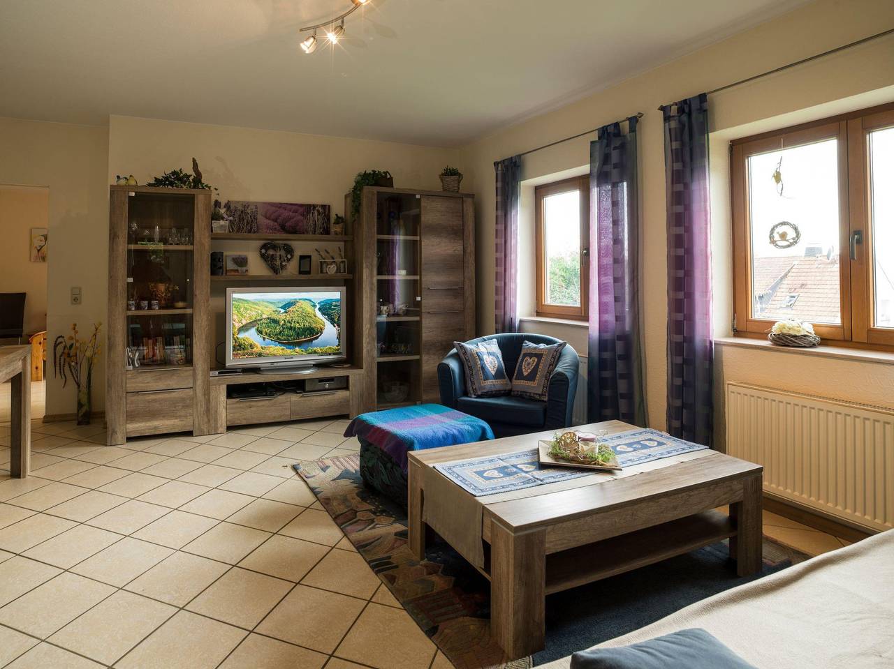 Geheel vakantieappartement, Appartement, douche, Wc, 1 slaapkamer in Merzig, Saar-Nahe-Bergland