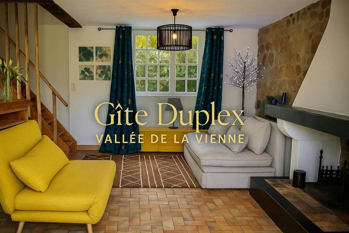 Appartement de vacances pour 4 personnes, avec Terrasse ainsi que Jardin et Vue