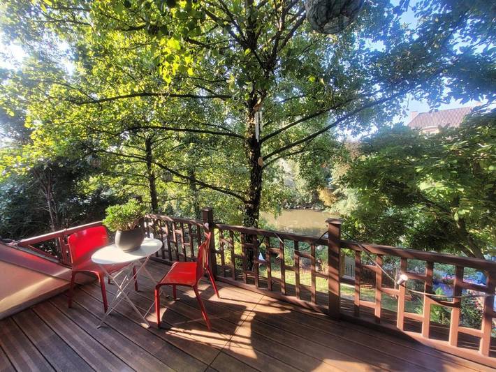 Chambre d’hôte pour 2 personnes, avec Balcon et Terrasse ainsi que Jardin et Vue