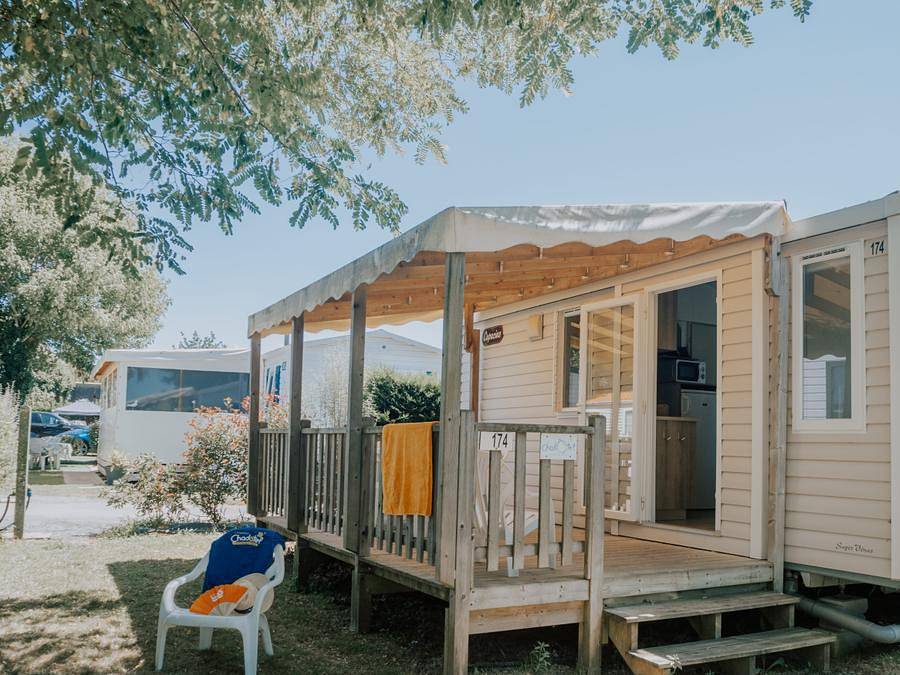 Camping La Bolée d'Air - Mobile home 4 persons - Adriatique - 2 bedrooms in Saint-Vincent-sur-Jard, Vendée