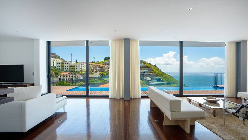 Location de vacances pour 8 personnes, avec jardin ainsi que piscine et vue sur l’océan à São Gonçalo - 3