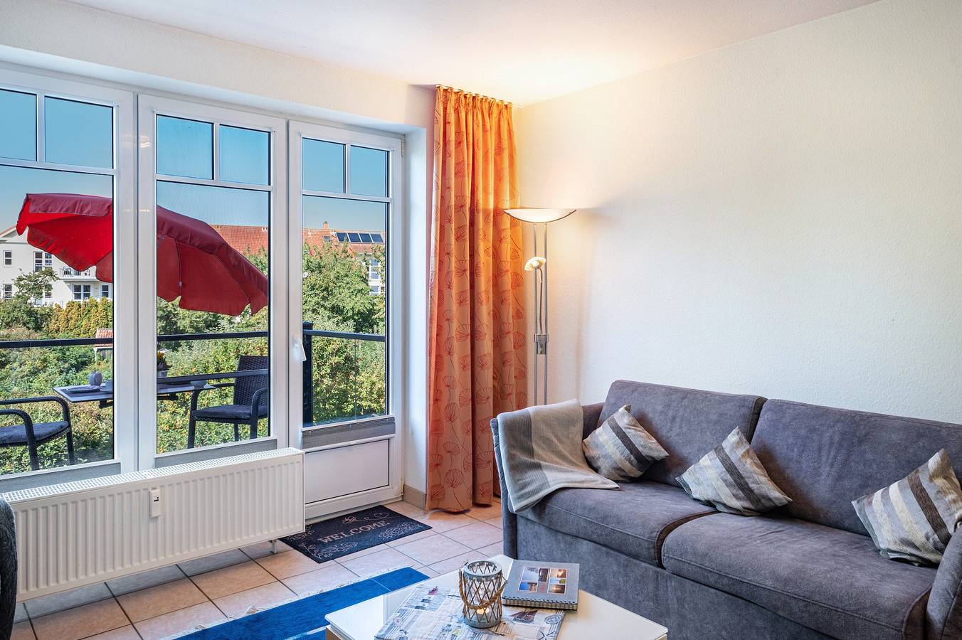 Ganze Wohnung, Ferienwohnung 'Am Salzhaff B6' mit Meerblick, Balkon und Wlan in Ostseebad Rerik, Rerik