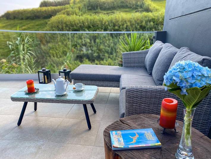 Villa pour 8 personnes, avec vue ainsi que terrasse et jardin dans São Miguel - 4