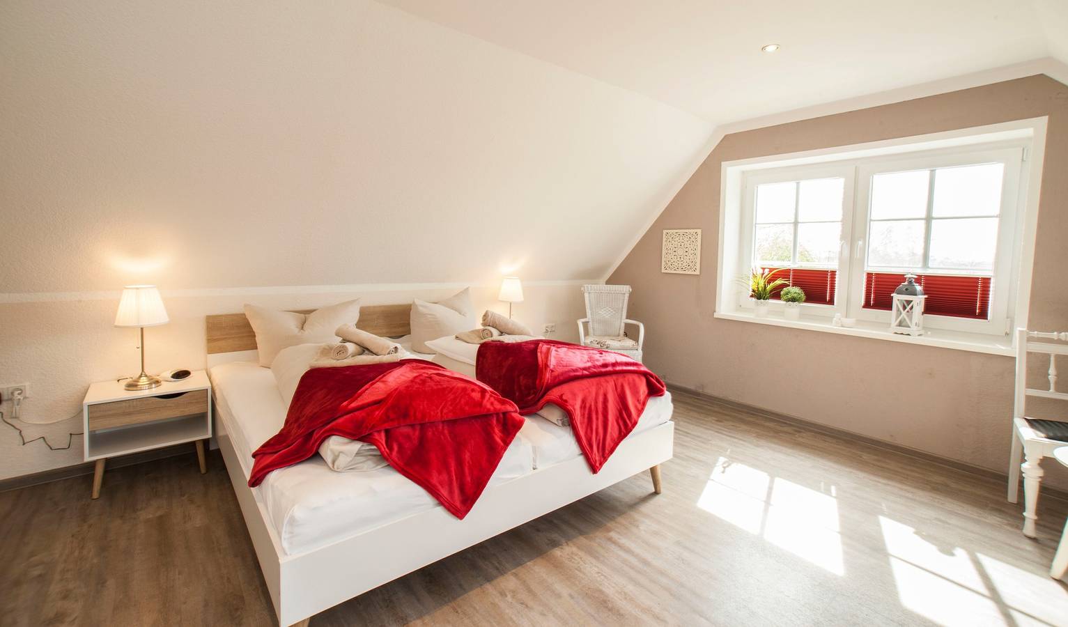 Ferienhaus auf Ferienhof Janssen mit privater Terrasse, Garten und Wlan in Wangerland, Südliche Nordseeküste