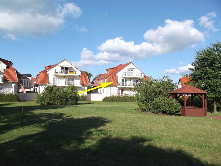 Ferienwohnung für 2 Personen, mit Ausblick und Garten sowie Balkon in Göhren-Lebbin