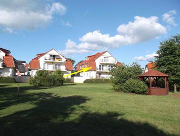 Ferienwohnung für 2 Personen, mit Balkon und Ausblick sowie Garten in Göhren-Lebbin