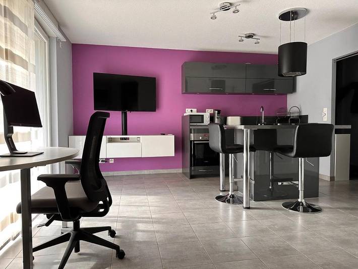 Appartement de vacances pour 2 personnes, avec Terrasse et Jardin