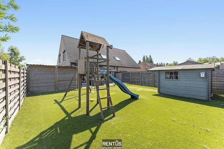 Location de vacances pour 8 personnes, avec Balcon et Jardin dans Leffinge