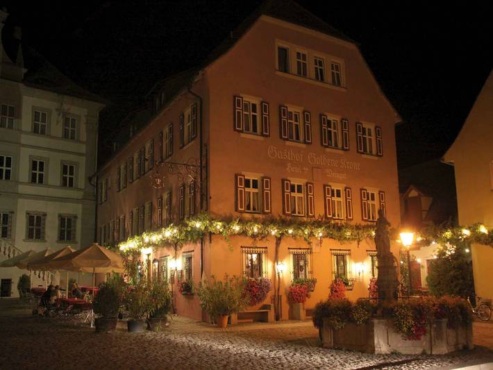 Hotel - Gasthof Goldene Krone - Doppelzimmer mit Wc und Dusche in Iphofen, Fränkisches Weinland