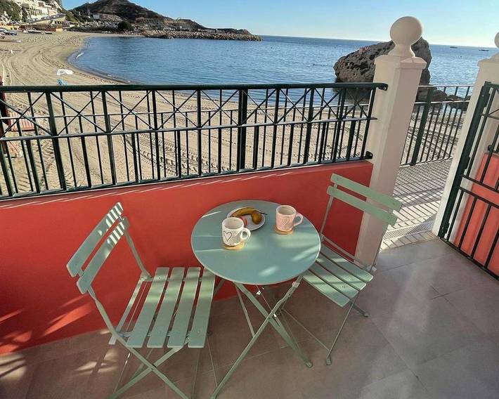 Ferienwohnung für 4 Personen, mit Balkon und Ausblick in Gibraltar