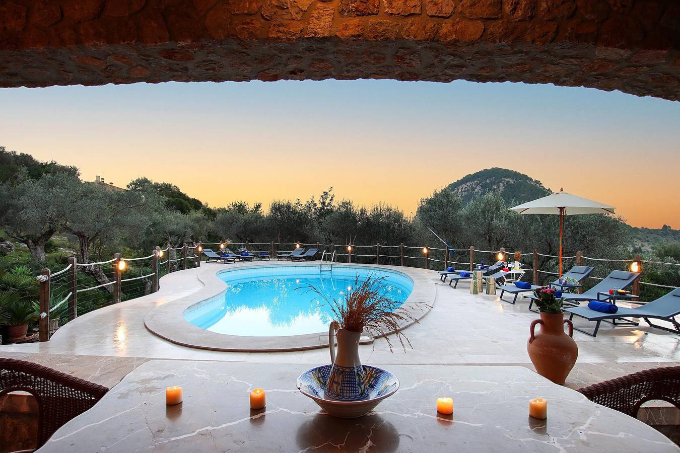 Ferienhaus "Alordes" mit Bergblick, Pool, Garten & Wlan in Pollença, Mallorca Norden