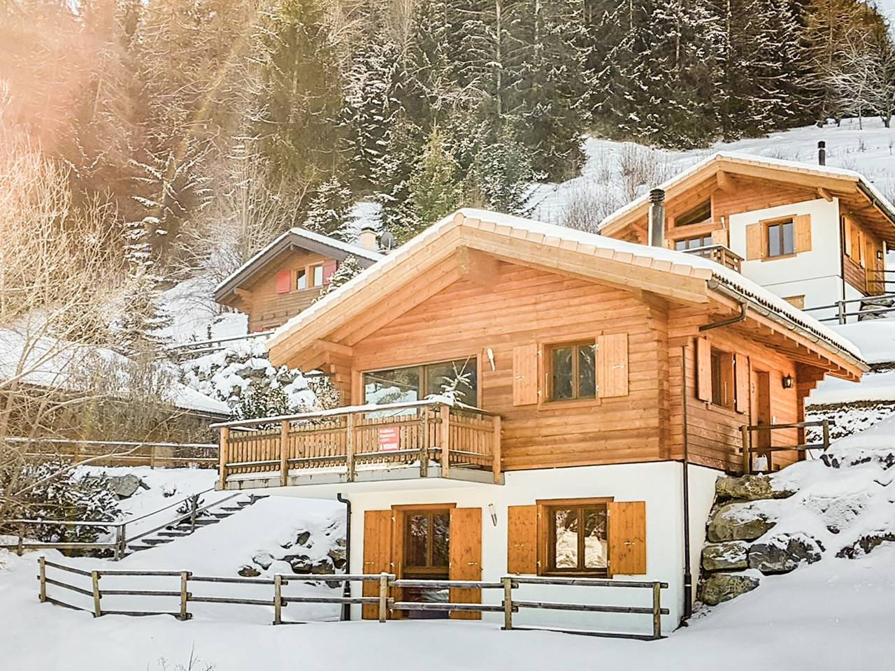 Lodge for 6 People in Riddes, Martigny - Val de Bagnes region