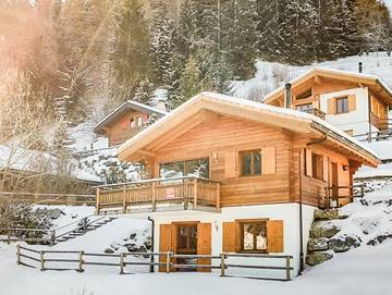 Chalet für 6 Personen, mit Balkon, kinderfreundlich im Wallis