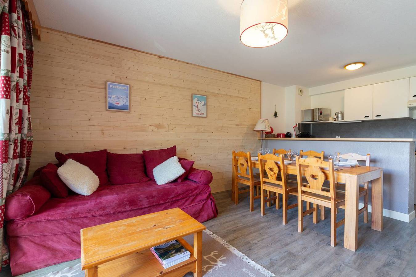 Apartamento vacacional entero, Apartamento de vacaciones para 8 personas con balcón in Germ, Pirineos franceses