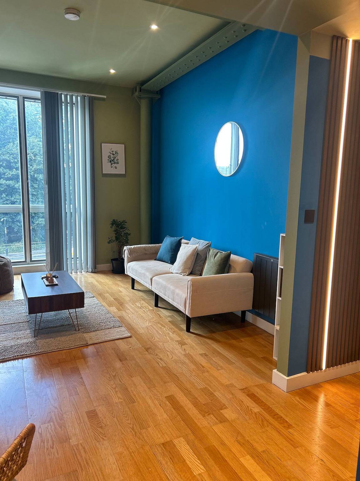 Ganze Wohnung, Das Blue Room Apartment - Ao - Mcr City - Parkplatz in Manchester, Greater Manchester