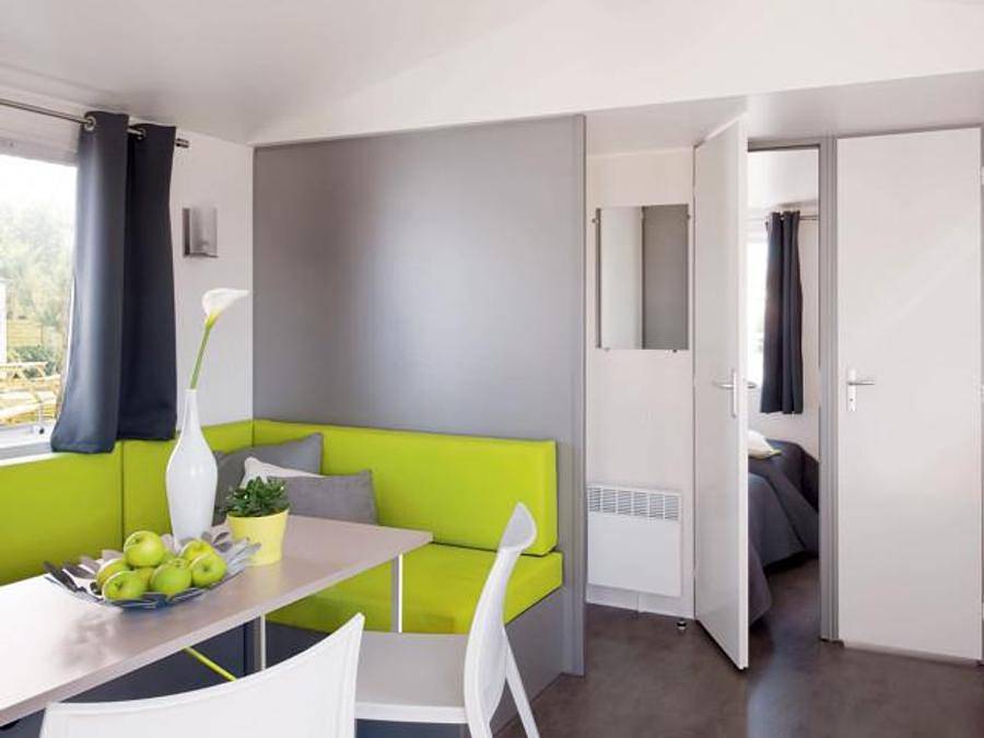 Camping Le Château - Mobilheim 6 personen - Confort 3 Zimmer ca. 30m² in Saint-Hilaire-de-Riez, Loire-Tal