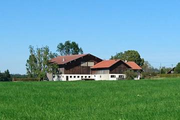 Ferienwohnung für 6 Personen, mit Seeblick und Terrasse, mit Haustier in Romantische Straße