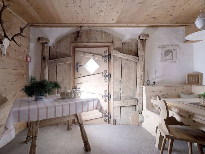 Hotel Crusch Alba S-charl - Doppelzimmer mit Dusche/Wc, Typ B in S-charl, Scuol
