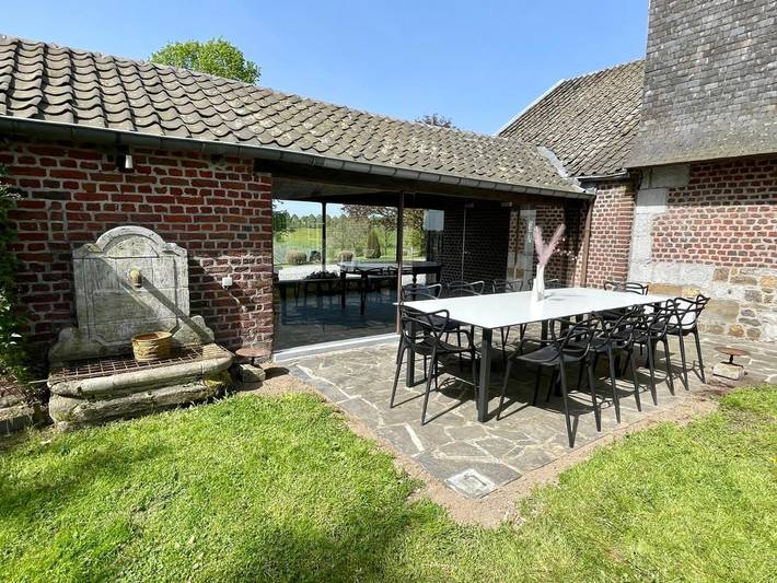 Gîte pour 5 personnes, avec terrasse ainsi que vue et jardin à Herve - 4