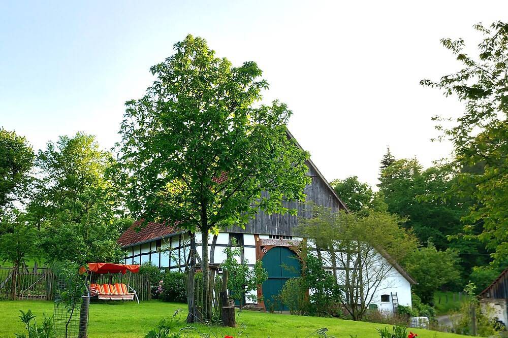 Ganze Wohnung, Ruhig und idyllisch gelegenes Fachwerk-Ferienhaus inmitten der Natur in Extertal, Kreis Lippe