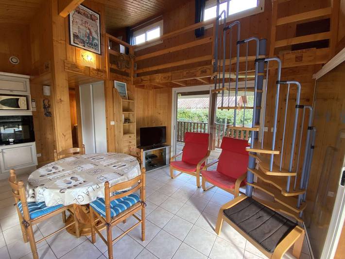 Chalet pour 4 personnes, avec piscine et terrasse en Gironde - 3