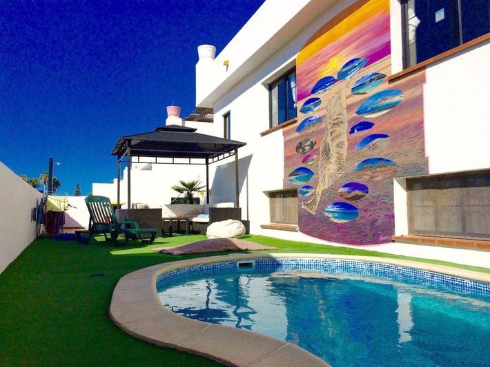 Pension voor 2 personen, with zwembad and terras as well as tuin op Fuerteventura