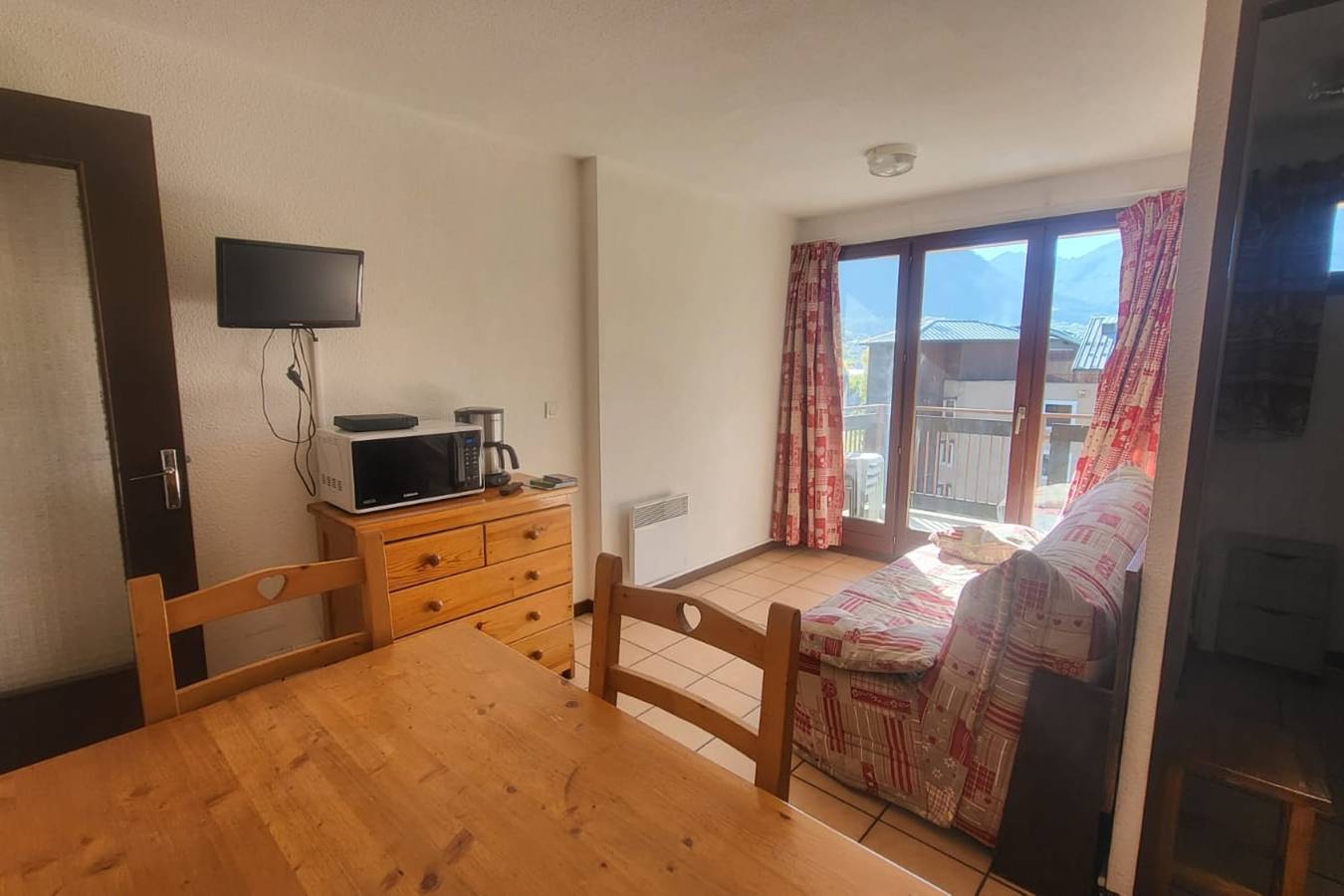 Ganzes Studio, Studio für 4 Personen mit Balkon in Briançon, Serre Chevalier