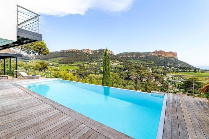 Villa pour 12 personnes, avec jardin ainsi que piscine et vue, animaux acceptés à Cassis - 4