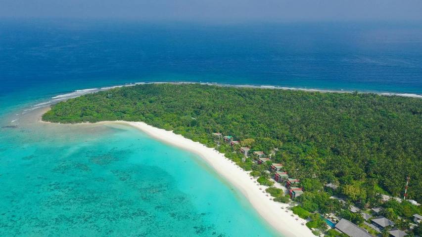 Casa vacanza per 4 persone, con panorama e piscina nonché giardino alle Maldive