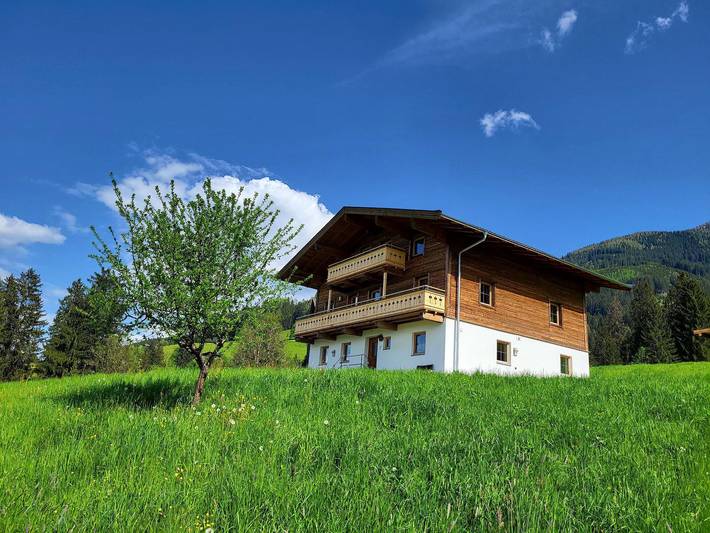 Ferienhaus für 10 Personen, mit Balkon und Terrasse sowie Garten in Niedernsill