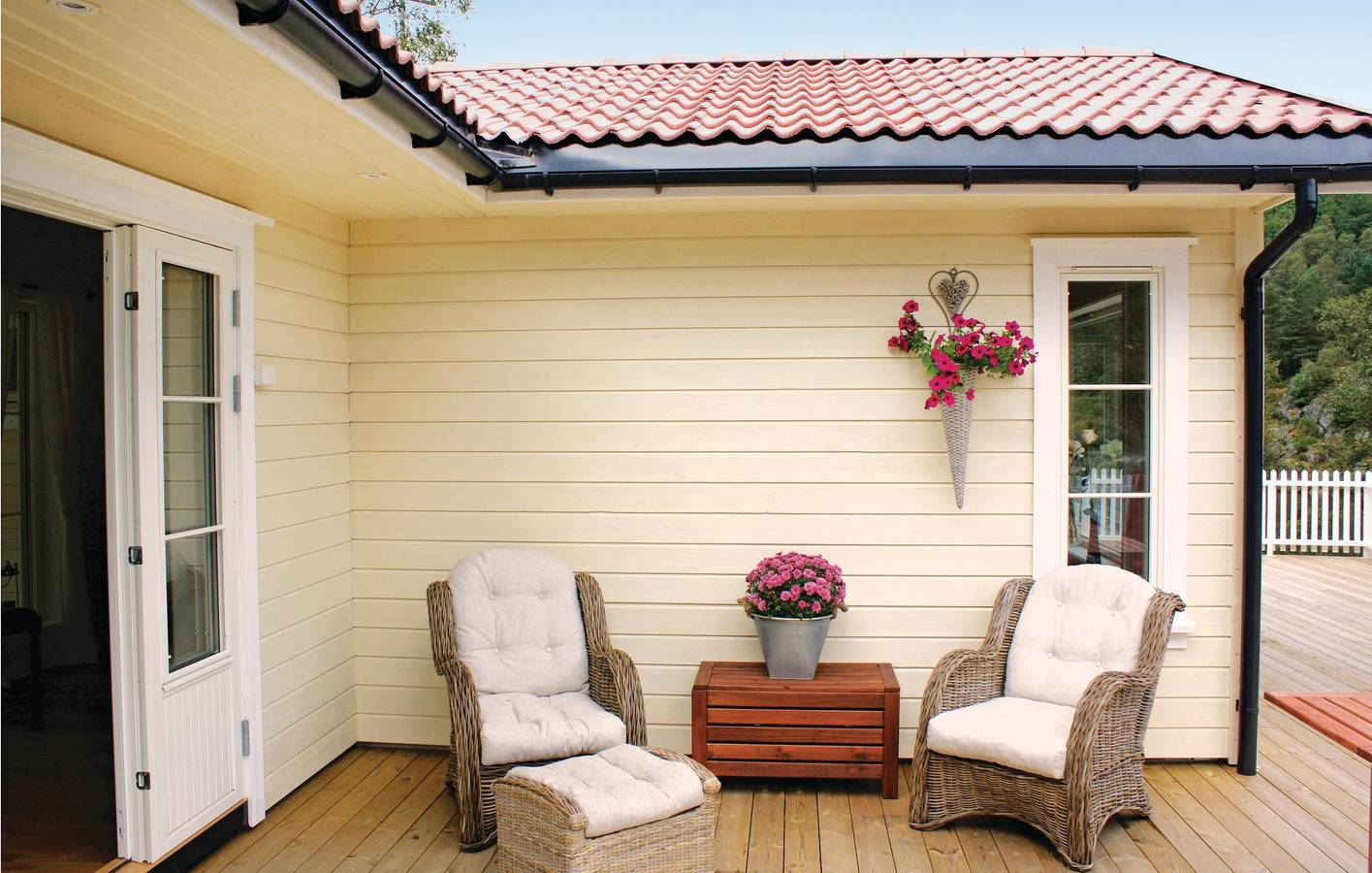 Feriehus for 7 personer med terrasse in Lyngdal