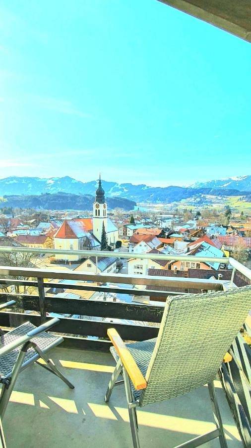 Ferienwohnung für 4 Personen, mit Balkon und Ausblick, mit Haustier in Sonthofen