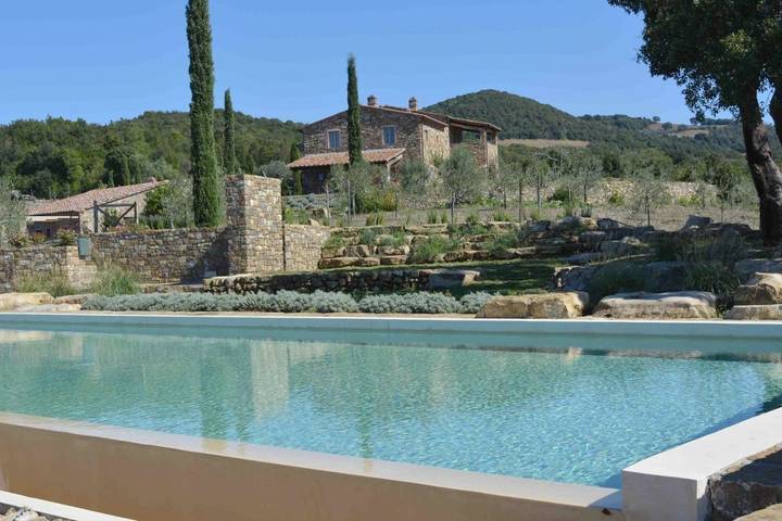 Privatzimmer für 2 Personen, mit Pool und Ausblick sowie Garten - 1