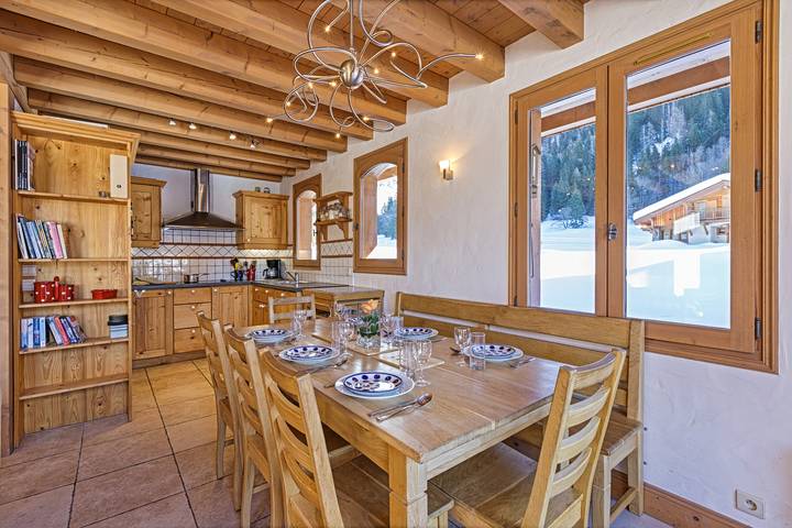 Ferienhaus für 10 Personen, mit Terrasse und Sauna in Chamonix - 4